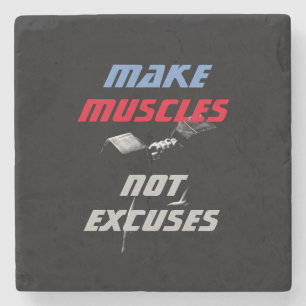 Dessous-de-verre En Pierre Faire des muscles Bodybuilding Fitness Motivationn