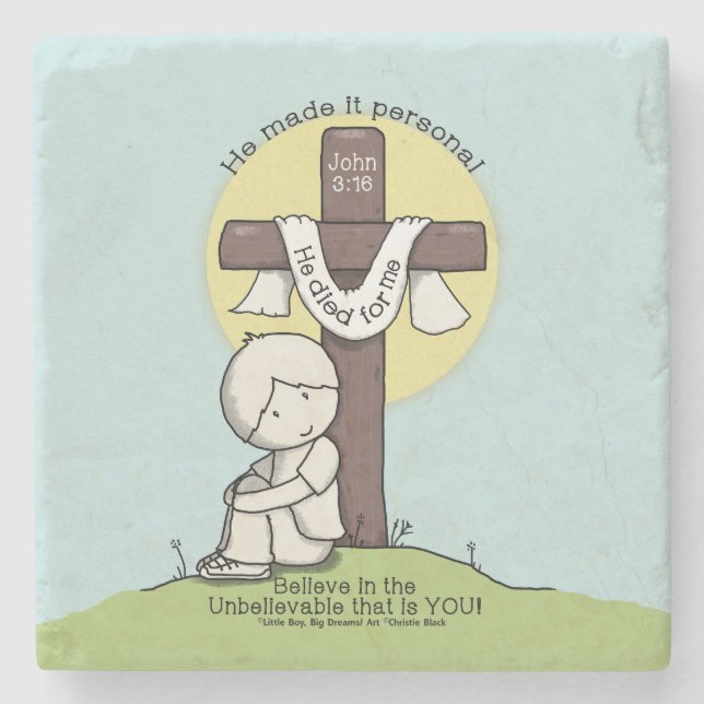 Dessous-de-verre En Pierre Faites-le personnel (Devant)