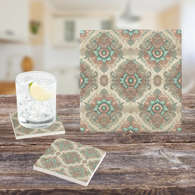 Dessous-de-verre En Pierre Fancy Traditionnel (Créateur téléchargé)