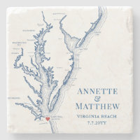 Faveur de mariage de Virginia Beach Chesapeake Bay