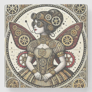 Dessous-de-verre En Pierre Fée vintage Steampunk