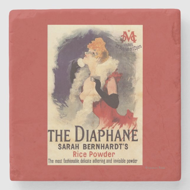 Dessous-de-verre En Pierre Femme de Diaphane de La saupoudrant l'affiche de (Devant)