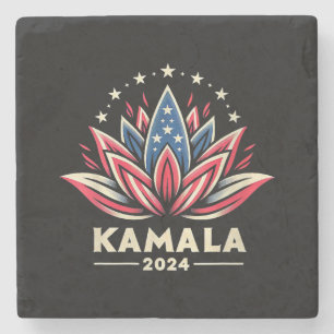 Dessous-de-verre En Pierre Femmes Kamala Harris 2024 Campagne présidentielle 