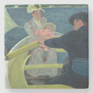 Dessous-de-verre En Pierre Fête nautique Mary Cassatt