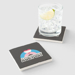 Dessous-de-verre En Pierre Fierté de jeu d'âge