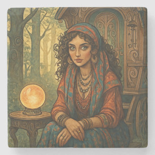 Dessous-de-verre En Pierre Fille gitane