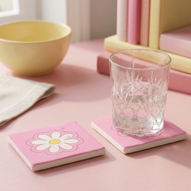 Dessous-de-verre En Pierre Fleur (Créateur téléchargé)