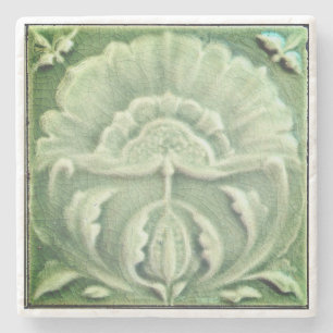 Dessous-de-verre En Pierre Fleur de finition de cracket Art nouveau