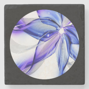 Dessous-de-verre En Pierre Fleur de verre