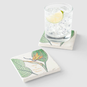 Dessous-de-verre En Pierre Fleur d'oiseau de paradis