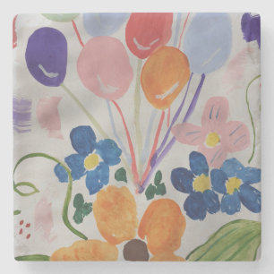Dessous-de-verre En Pierre Fleur et ballons