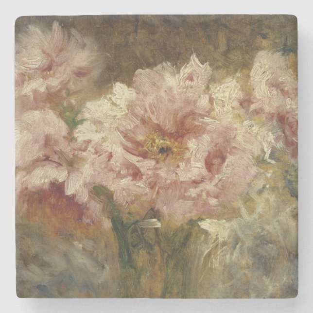 Dessous-de-verre En Pierre Fleurs - Félix Ziem (Devant)