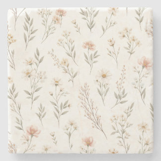 Dessous-de-verre En Pierre Floral