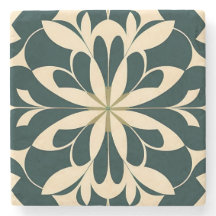 Floral noir Art déco