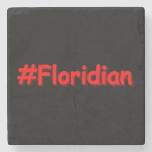 Dessous-de-verre En Pierre "#Floridian " Joli design. Commandez dès maintenan