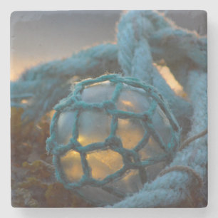 Dessous-de-verre En Pierre Flotteur de pêche en verre, Coucher de soleil, Ala