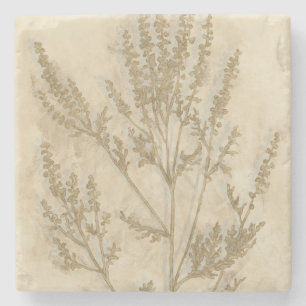 Dessous-de-verre En Pierre Foliage doré II