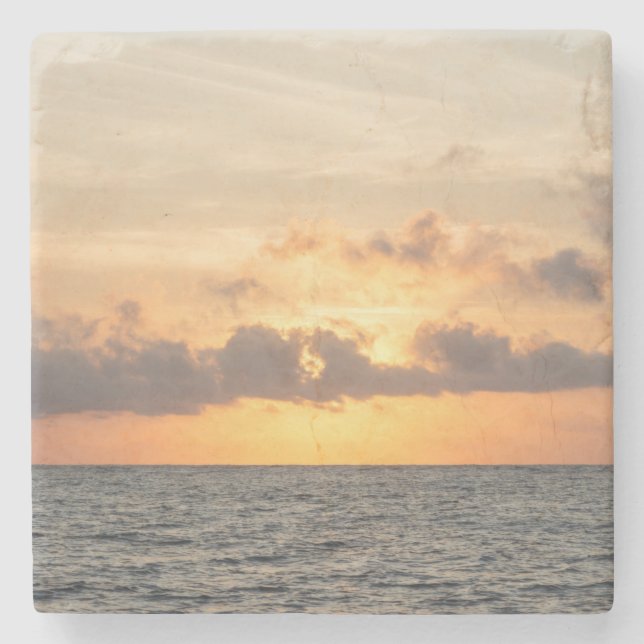 Dessous-de-verre En Pierre Folly Beach Morning (Devant)