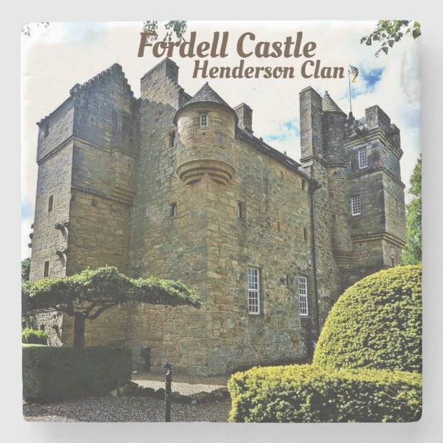 Dessous-de-verre En Pierre Fordell Castle - Scottish Henderson Clan (Devant)