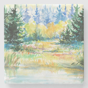 Dessous-de-verre En Pierre Forêt