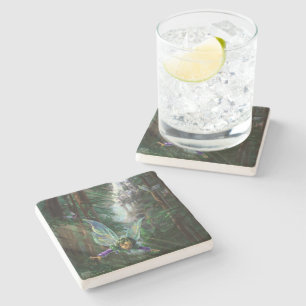 Dessous-de-verre En Pierre Forêt du château de fées