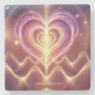Dessous-de-verre En Pierre Forgiveness Heart Stone Coaster