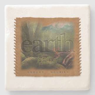 Dessous-de-verre En Pierre Four Elements - Earth. - Coaster