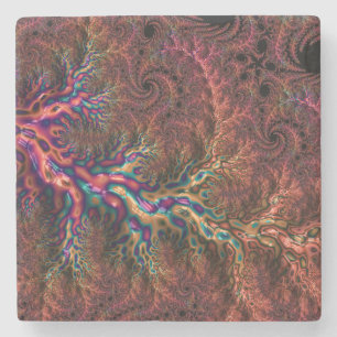 Dessous-de-verre En Pierre Fractal de Trippy