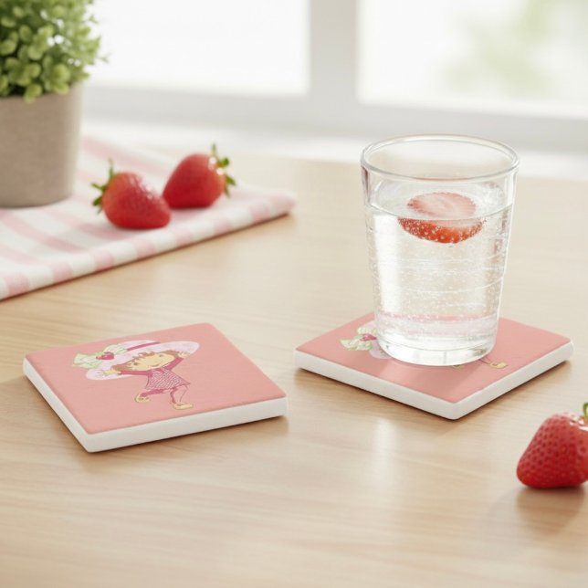 Dessous-de-verre En Pierre Fraise (Créateur téléchargé)