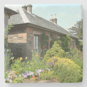 Dessous-de-verre En Pierre Français Cottage II avec Flower Garden Photographi