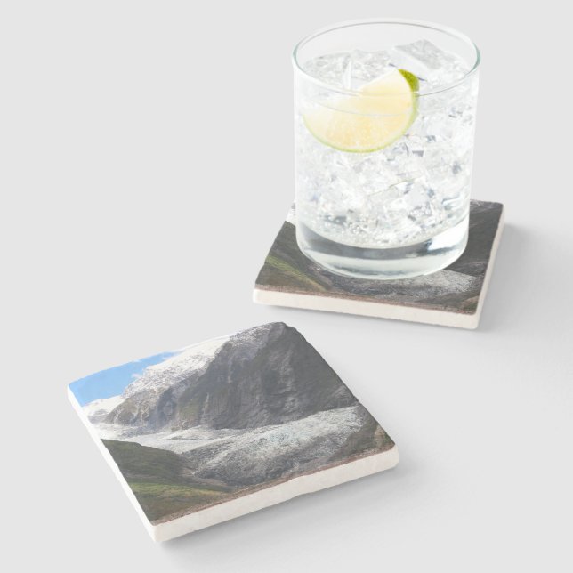 Dessous-de-verre En Pierre Franz Josef Glacier, Nouvelle-Zélande (Côté)