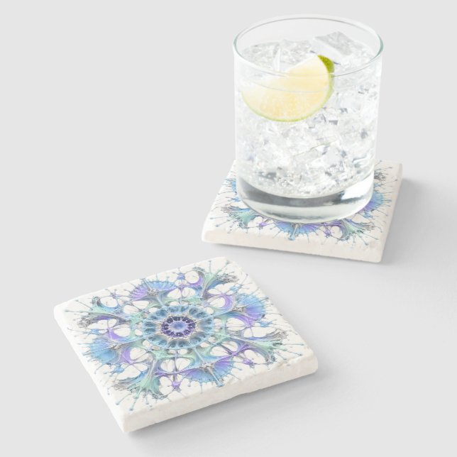 Dessous-de-verre En Pierre Fréquence gelée (Côté)