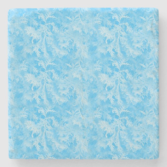 Dessous-de-verre En Pierre Frost bleu (Devant)