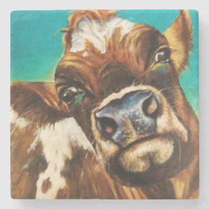 Dessous-de-verre En Pierre Fumée de vache