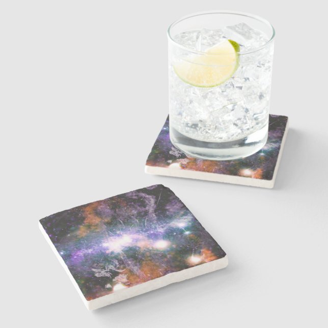 Dessous-de-verre En Pierre Galactique Centre de la Voie Lactée Galaxie X-Ray  (Côté)