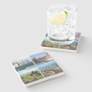 Dessous-de-verre En Pierre GB Dover Kent - Dover Castle - White Cliff - Casta