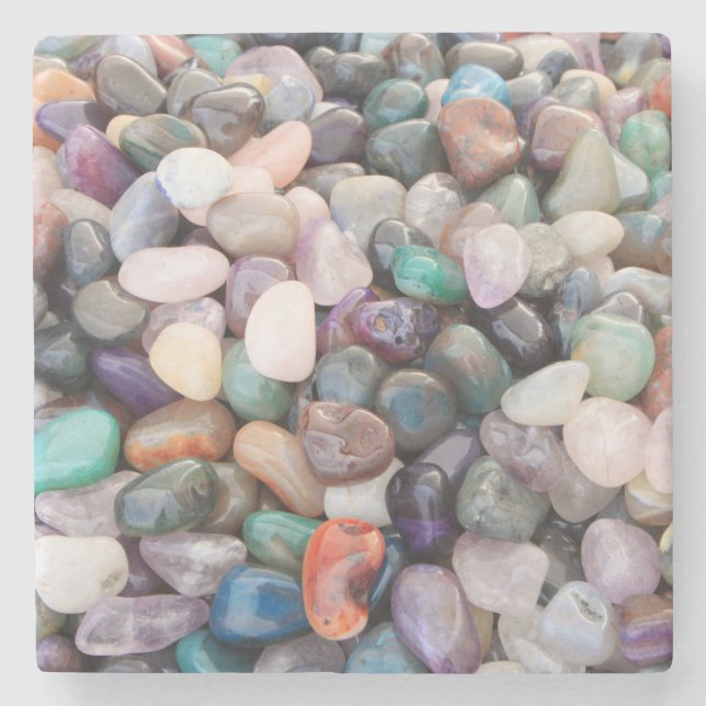 Dessous-de-verre En Pierre Gemstones Crystals Pebbles (Devant)