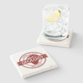 Dessous-de-verre En Pierre Géologie - Façonner le logo mondial (Europe/Afriqu