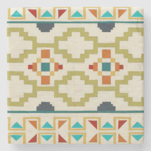 Dessous-de-verre En Pierre Géométrie du sud-ouest I