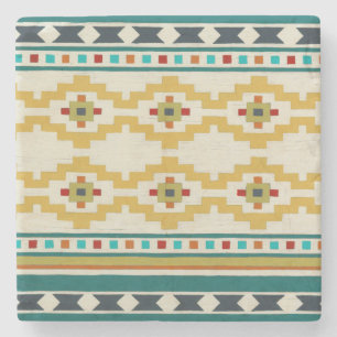 Dessous-de-verre En Pierre Géométrie du sud-ouest III