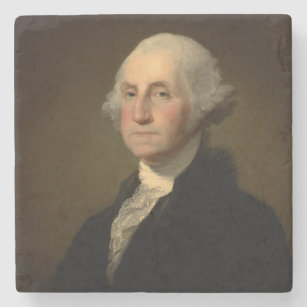Dessous-de-verre En Pierre George Washington 1er président américain par Stua