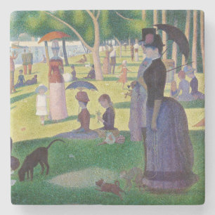Dessous-de-verre En Pierre Georges Seurat - Un dimanche à La Grande Jatte