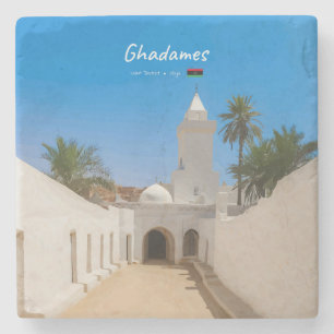 Dessous-de-verre En Pierre Ghadames, Libye - Mosquée Blanche