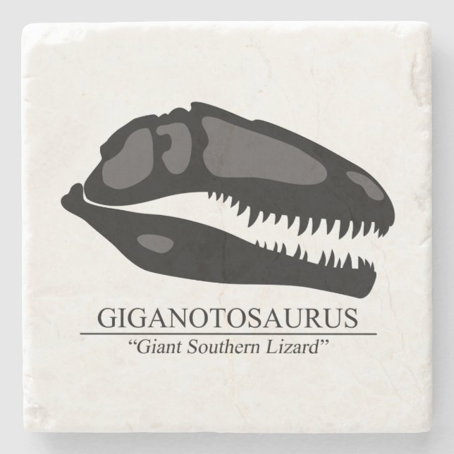 Dessous-de-verre En Pierre Giganotosaurus (Devant)