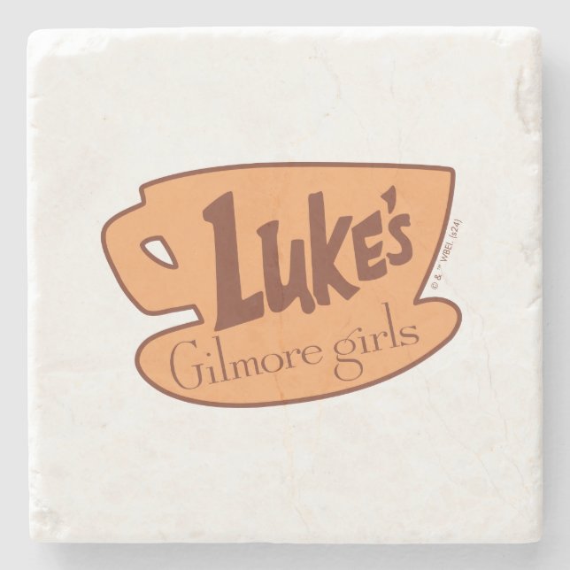 Dessous-de-verre En Pierre Gilmore Girls | Logo Luke's Diner (Devant)