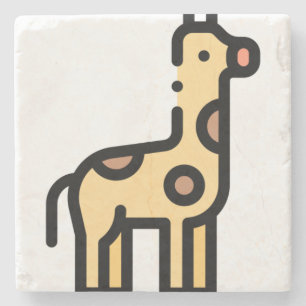Dessous-de-verre En Pierre Giraffe