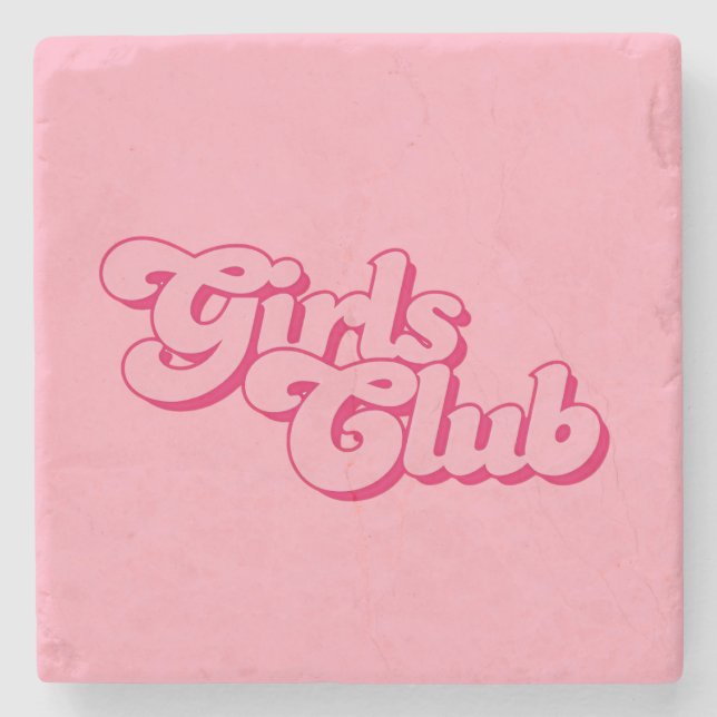 Dessous-de-verre En Pierre Girls Club Stone Coaster (Devant)