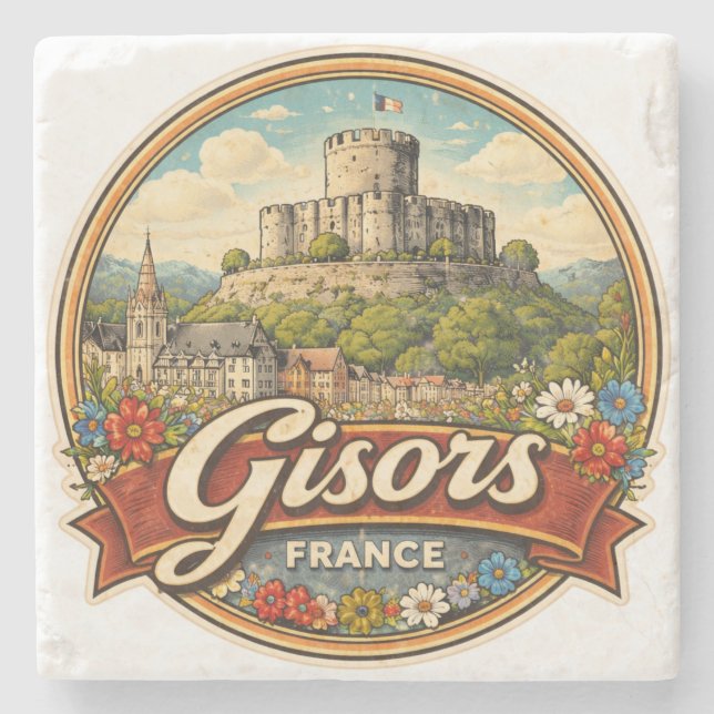 Dessous-de-verre En Pierre Gisors France (Devant)