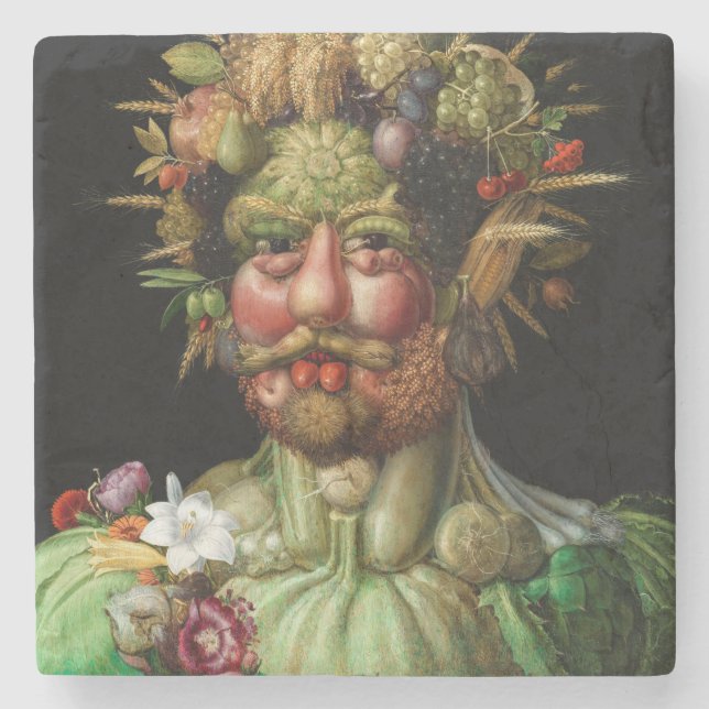 Dessous-de-verre En Pierre Giuseppe Arcimboldo - Vertumnus (Devant)