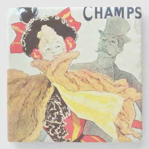 Dessous-de-verre En Pierre Glacez les champions Elysees, Paris, 1893 de